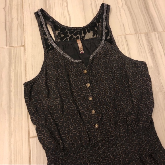 Free People Black Romper - Picture 3 of 5
